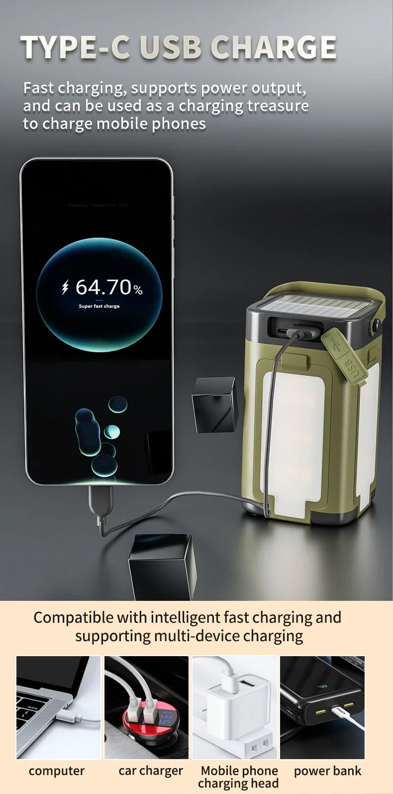 BumPhuc™ Solar Camp Light